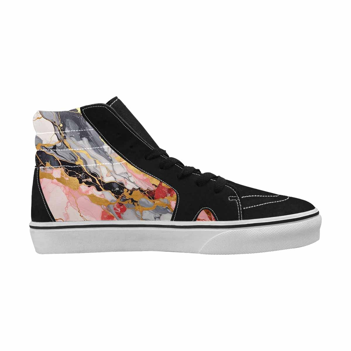 MEN'S Marble Vein High Top Canvas Surreal Shoes