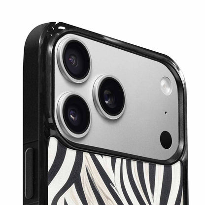 iPhone 17 Pro Max Case — Modern Zebra Stripe Animal Print, Original Design Phone Case