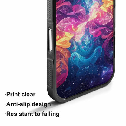 iPhone 17 Case — Rose Galaxy Art Seamless Galaxy Space, Personalized Phone Case