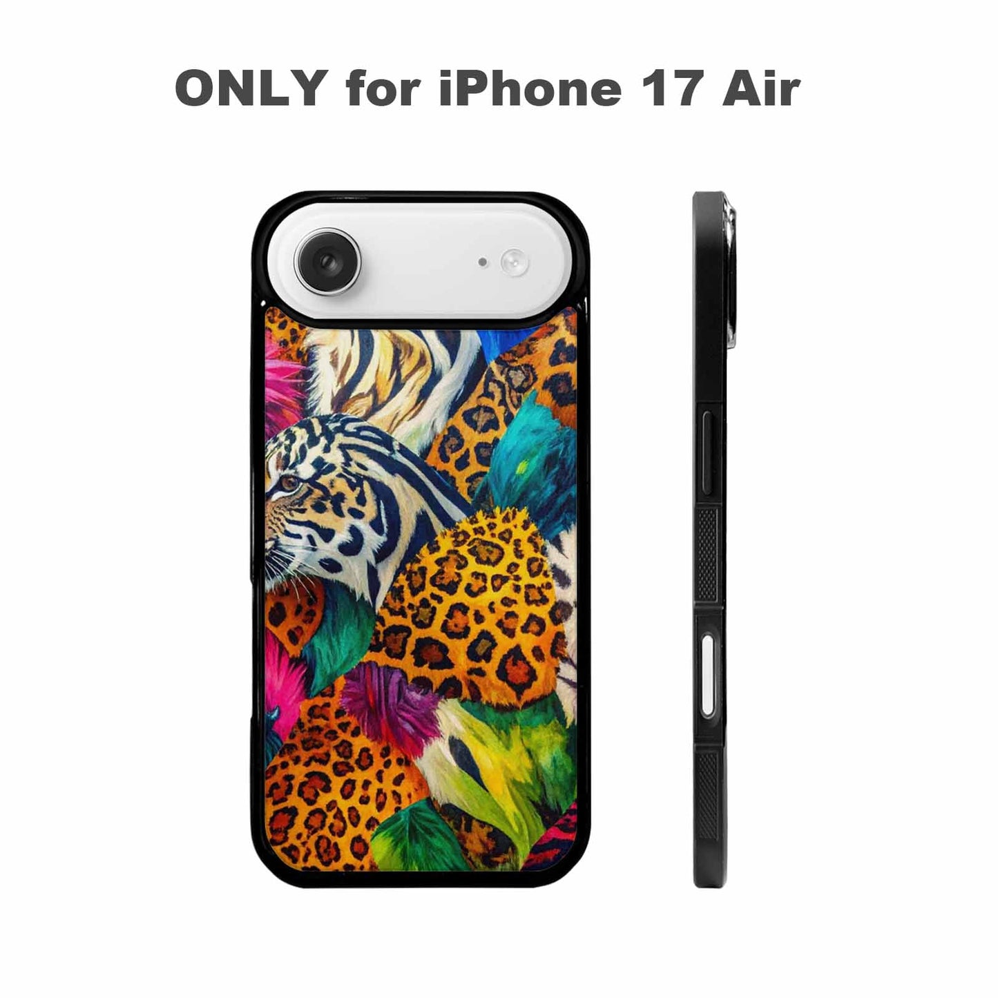 iPhone 17 Air Case — Full Color Vibrantanimal Print A Animal, Custom Art Phone Cover