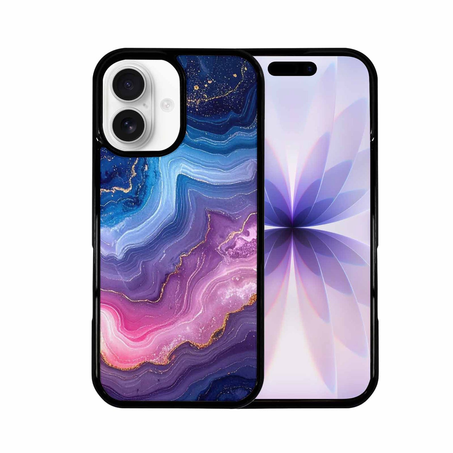 iPhone 17 Case — Marble Galaxy Space, Custom Printed Phone Case