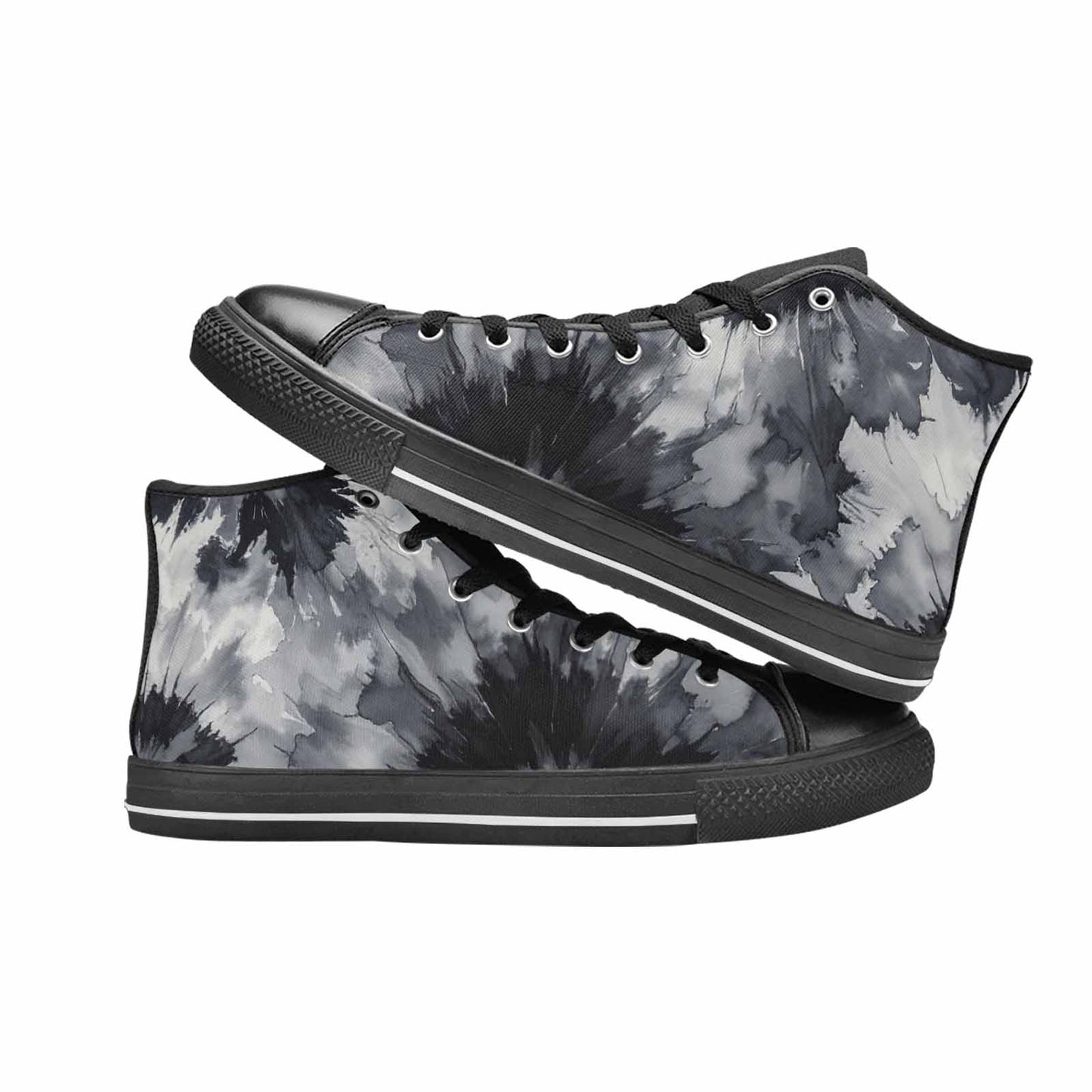 MEN'S Tie Dye - High Top Canvas Aesthetic Shoes