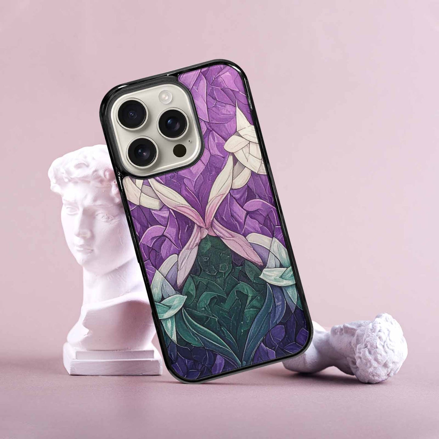 iPhone 16 Pro Case — Genderqueer Flag Color Theme Small Rainbow, Personalized Phone Case