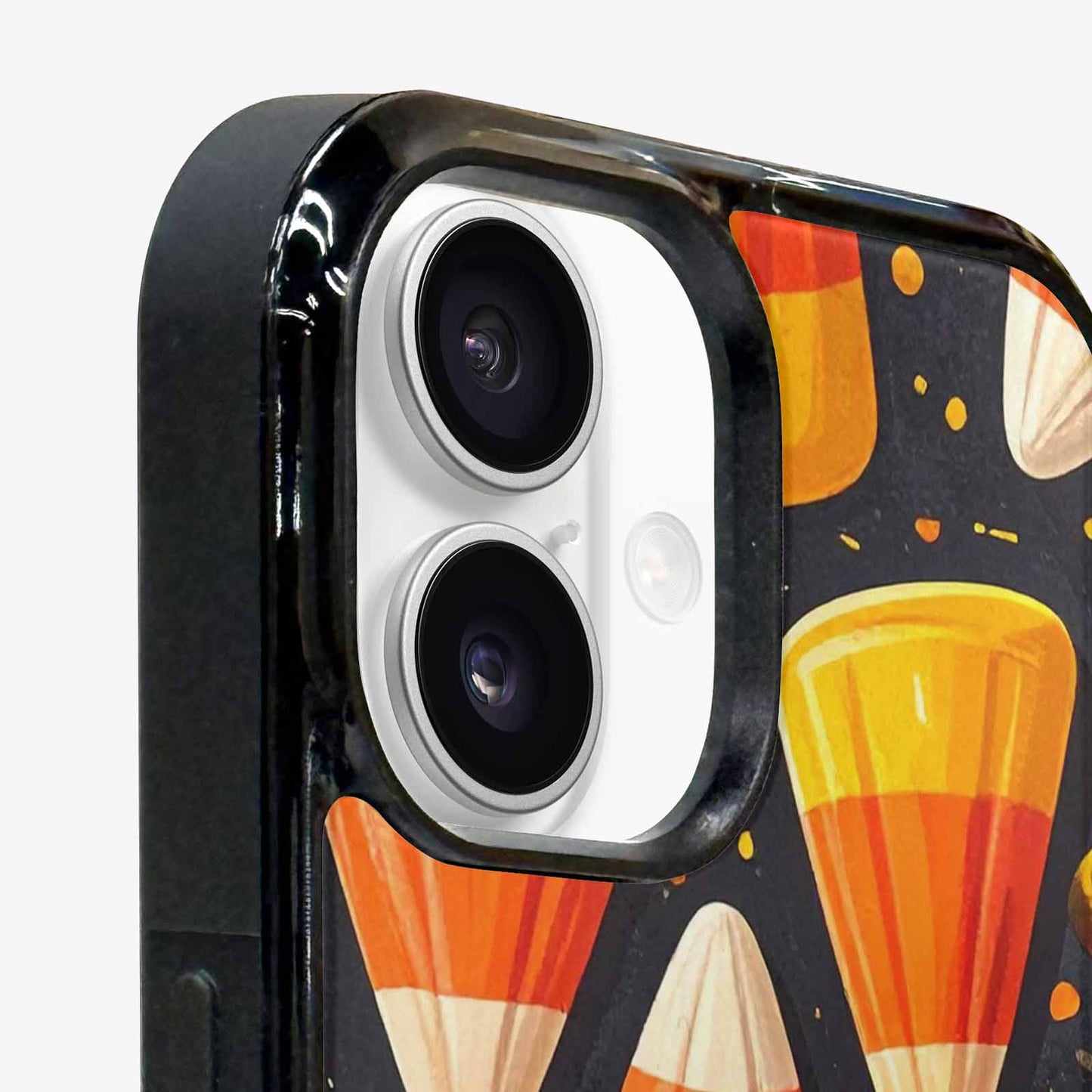 iPhone 16 Case — Halloween Candy Corn, Custom Phone Case