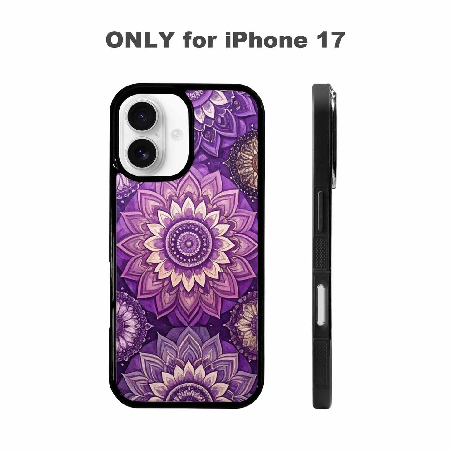 iPhone 17 Case — Small Mandala Pattern, Randomly Floral, Original Design Phone Case