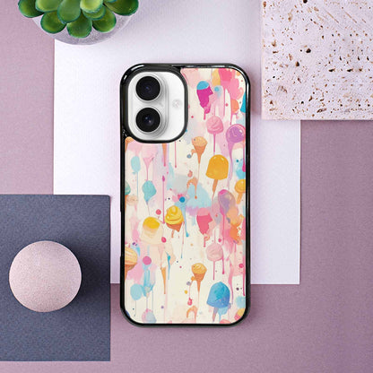iPhone 16 Case — Ice Cream Motif Ice Cream Motifs, Personalized Phone Case