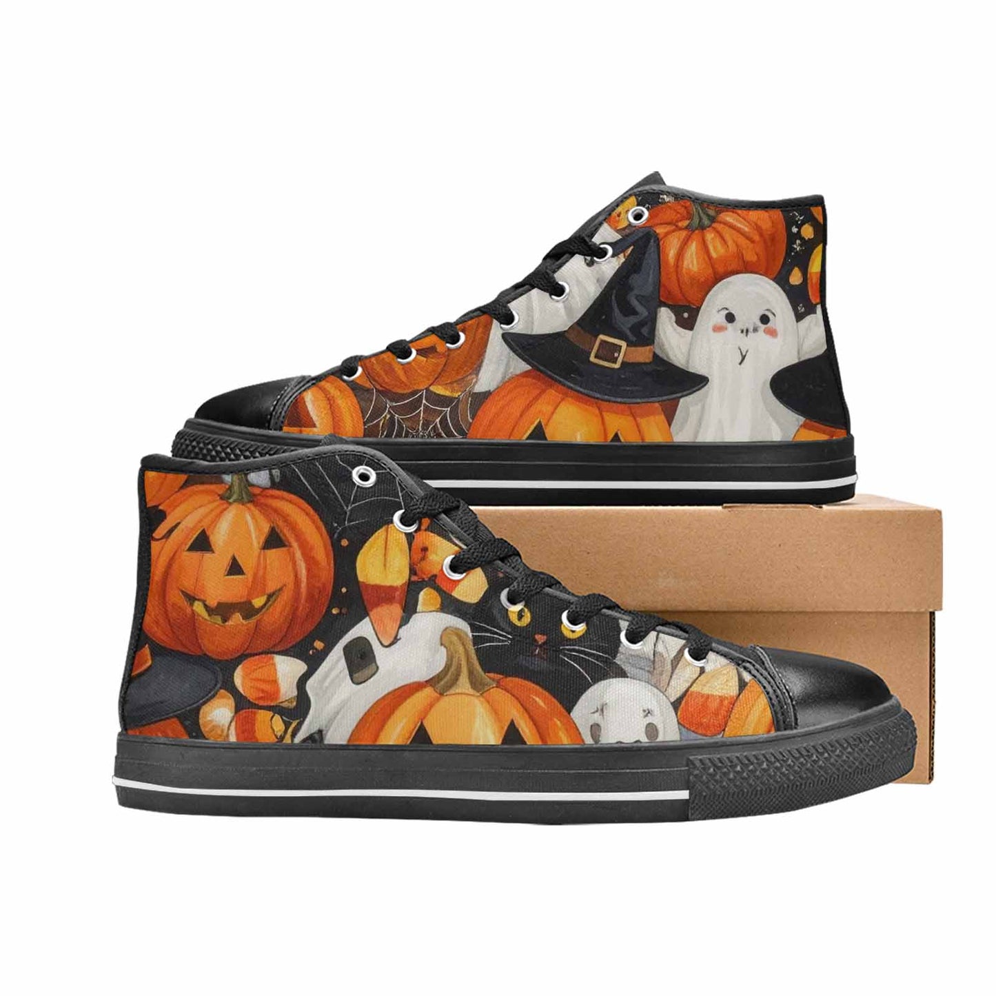 MEN'S Halloween High Top Canvas Aesthetic Custom Shoes
