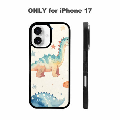 iPhone 17 Case — Retro Dinosaurs Star Galaxy Space, Original Design Phone Case