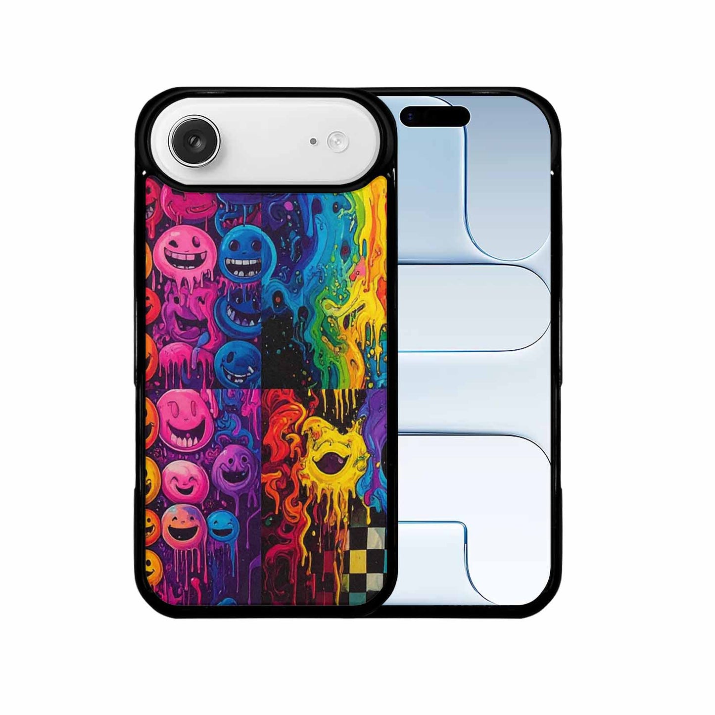 iPhone 17 Air Case — Small Yellow Smiley Face Acid Original, Original Design Phone Case