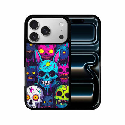 iPhone 17 Pro Case — Mixed Toxic Glow Creature Pattern Cartoon, Custom Phone Case