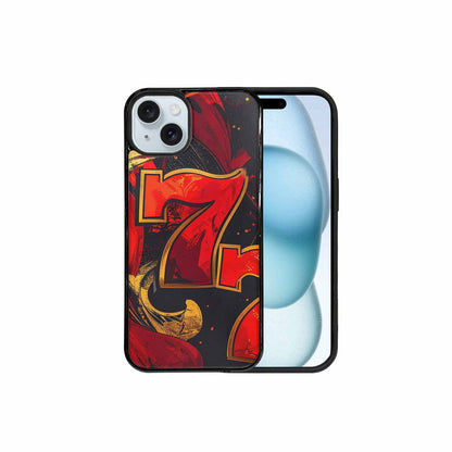 iPhone 15 Plus Case — Dice And Casino Pattern Seamless Repeat, Custom Phone Case
