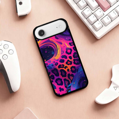 iPhone 17 Air Case — Leopard Print Galaxy Seamless Pattern Animal, Custom Designed Case Cover