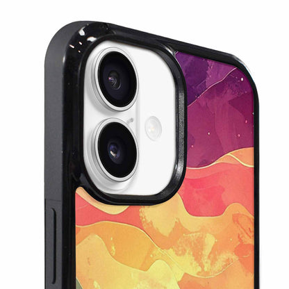 iPhone 17 Case — Glowing Camo Wave Camo, Custom Phone Case