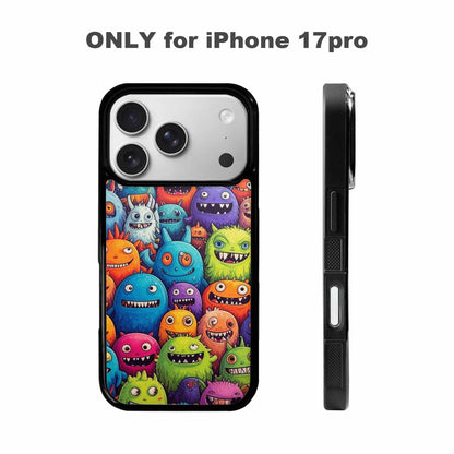 iPhone 17 Pro Case — Monsters General Cartoon Monsters Pattern Cartoon, Original Design Phone Case