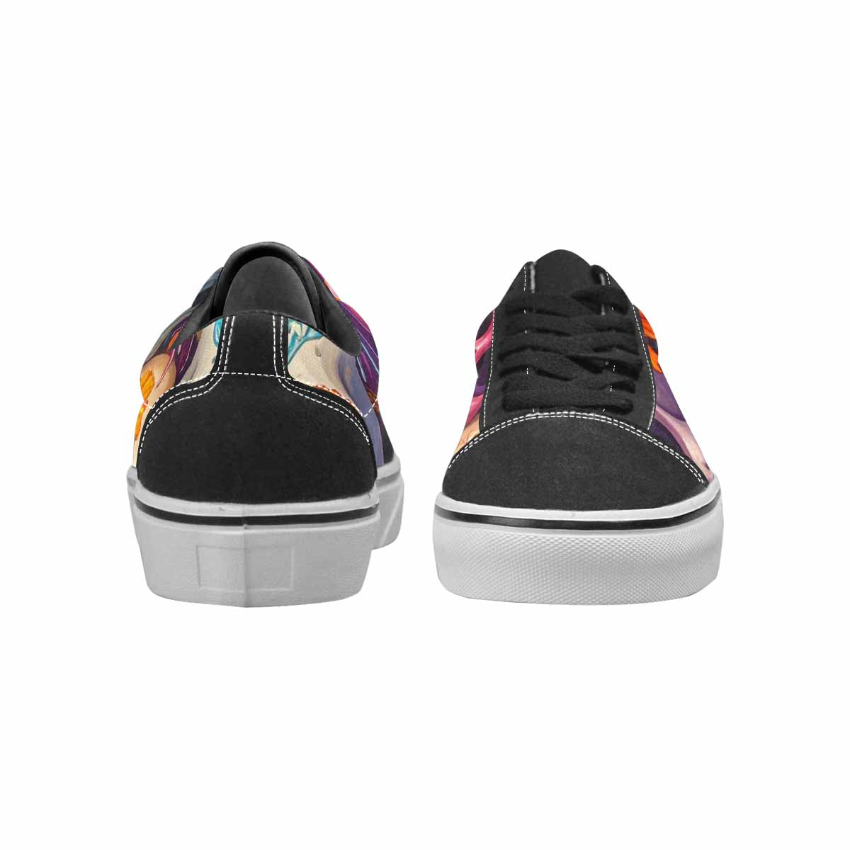 WOMEN'S Sugar Skulls Melting Sugar Lace-Up Canvas Y2K Shoes