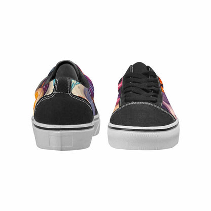 WOMEN'S Sugar Skulls Melting Sugar Lace-Up Canvas Y2K Shoes