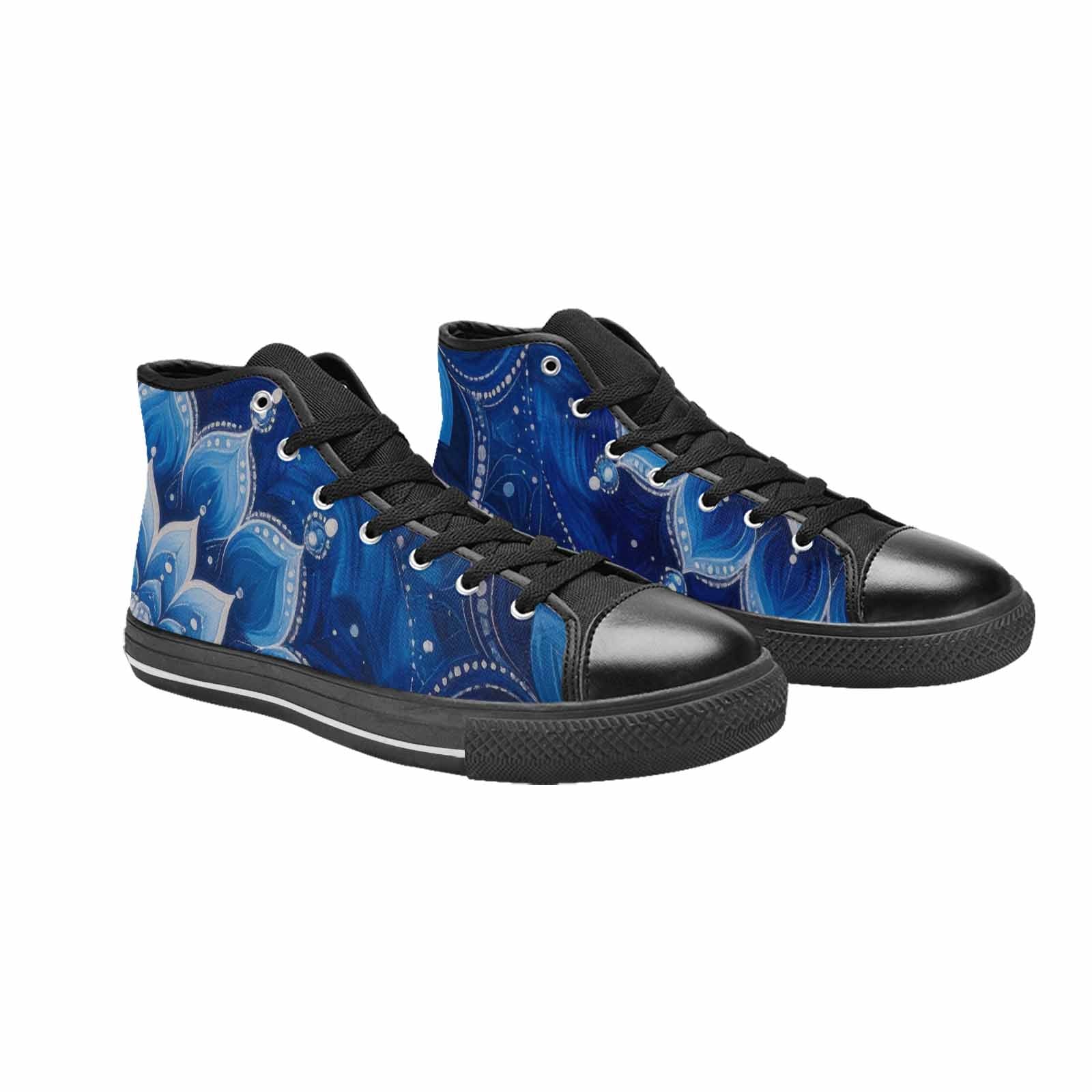 MEN'S Boho Mandala High Top Canvas Y2K Custom Shoes