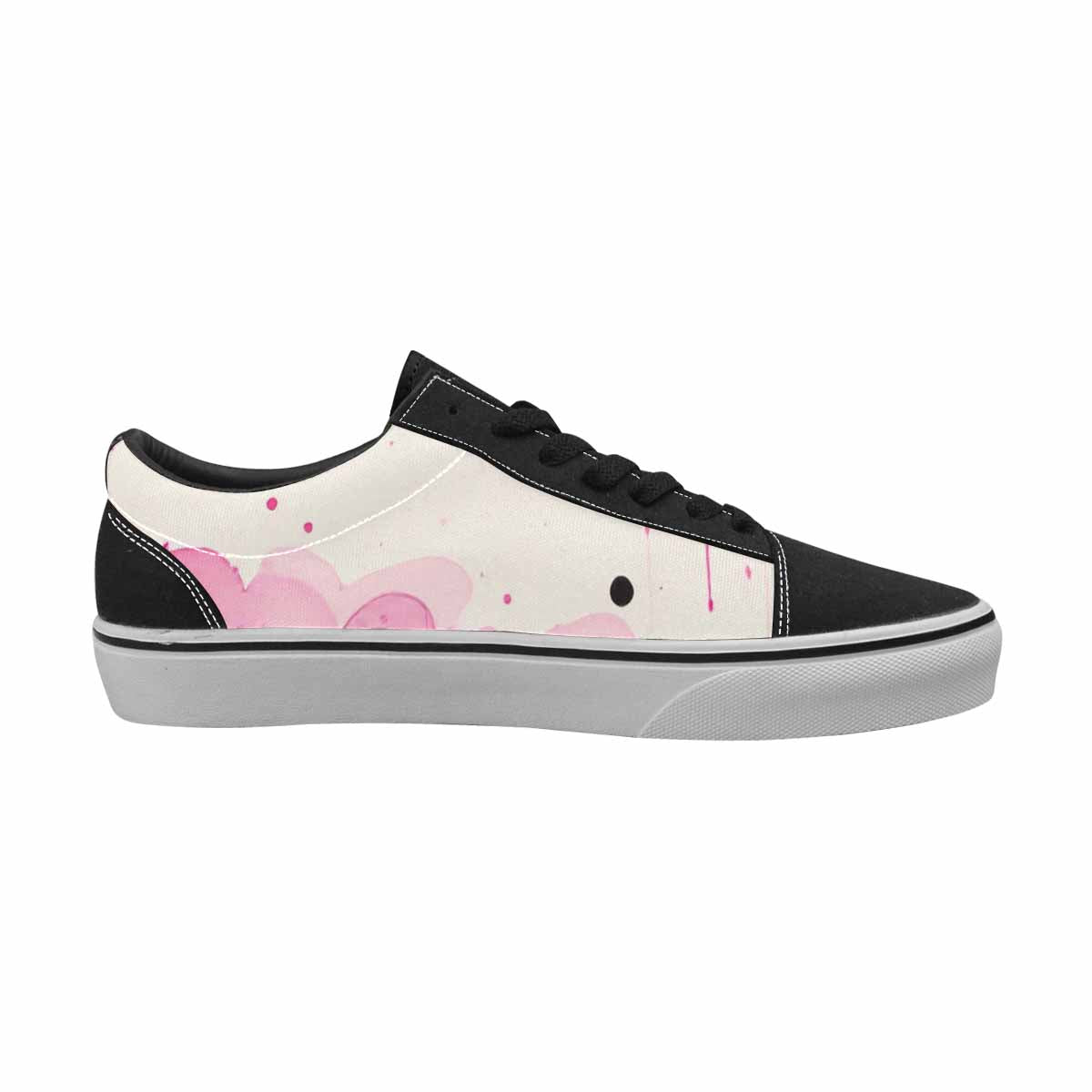 WOMEN'S Van Gogh Swirl Lace-Up Canvas Grunge Shoes
