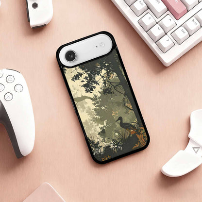 iPhone 17 Air Case — Hunting Camouflage Pattern With Deer Camo, Custom Print Case Cover
