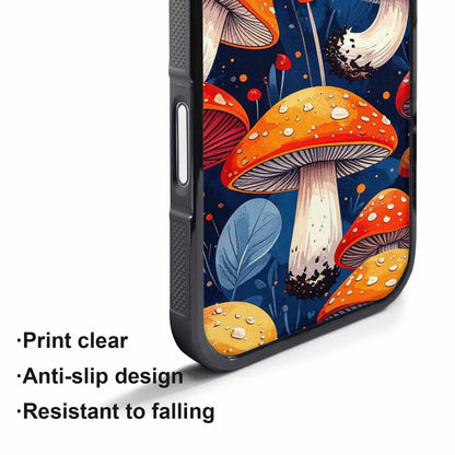 iPhone 17 Pro Case — Vivid Winter Mushroom Seamless Cartoon Cute, Custom Made Phone Cover