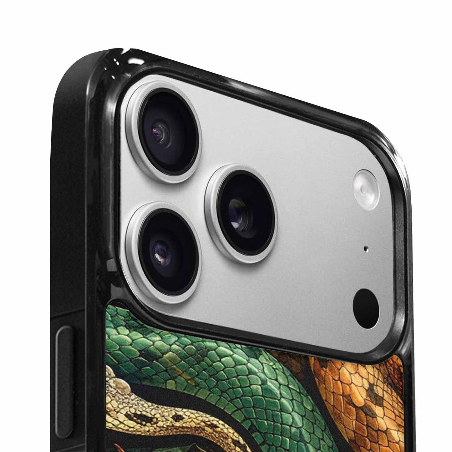 iPhone 17 Pro Max Case — Small Snake Skin Reptile Original Art, Original Design Phone Case