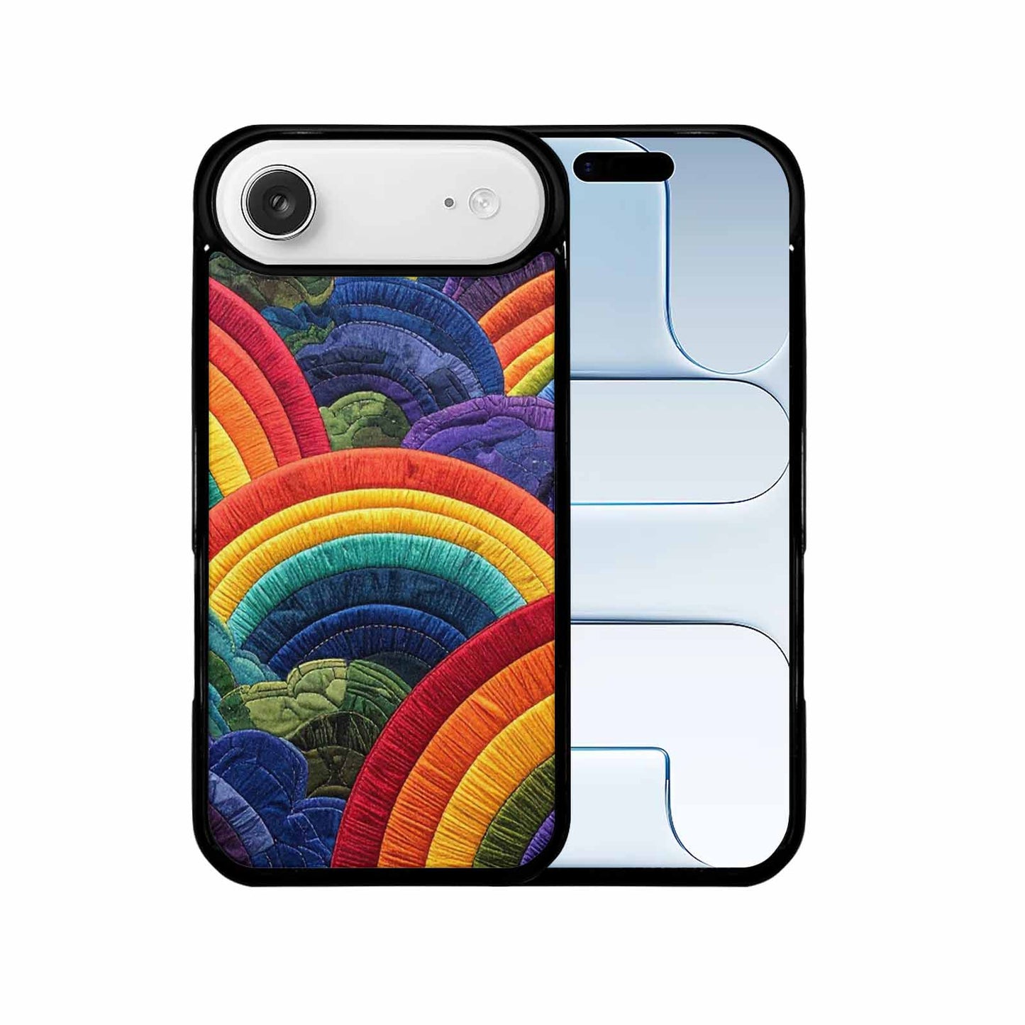 iPhone 17 Air Case — Vivid Camo Rainbow Arc Camo, Custom Phone Case