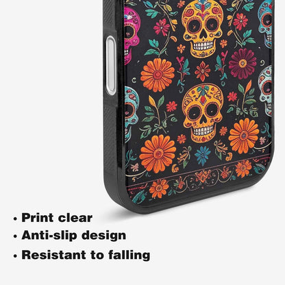 iPhone 16 Case — Colorful Dia De Los Muertos Sugar, Customized Protective Case