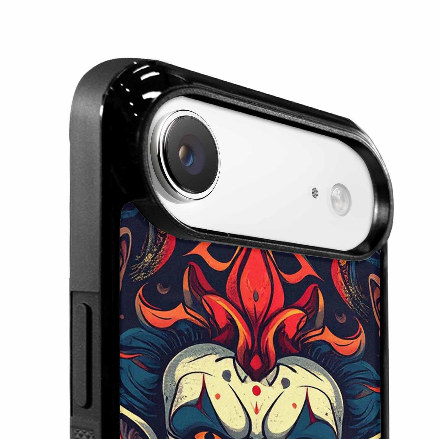 iPhone 17 Air Case — Evil Circus Heads Faces Overlapping Cartoon, Custom Art Phone Cover