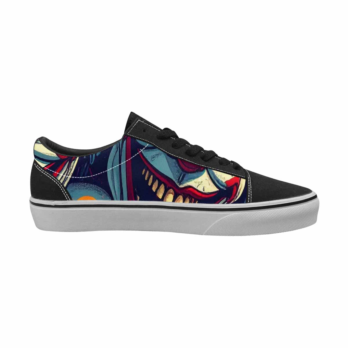MEN'S Evil Clown Cartoon Canvas Lace-Up Surreal Shoes
