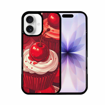 iPhone 17 Case — Retro Cherry Cupcake Retro Vintage, Customized Protective Case