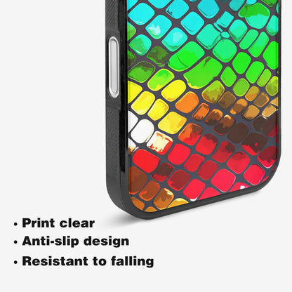 iPhone 16 Plus Case — Snake Print Dark Seamless Pattern Vibrant, Personalized Phone Case