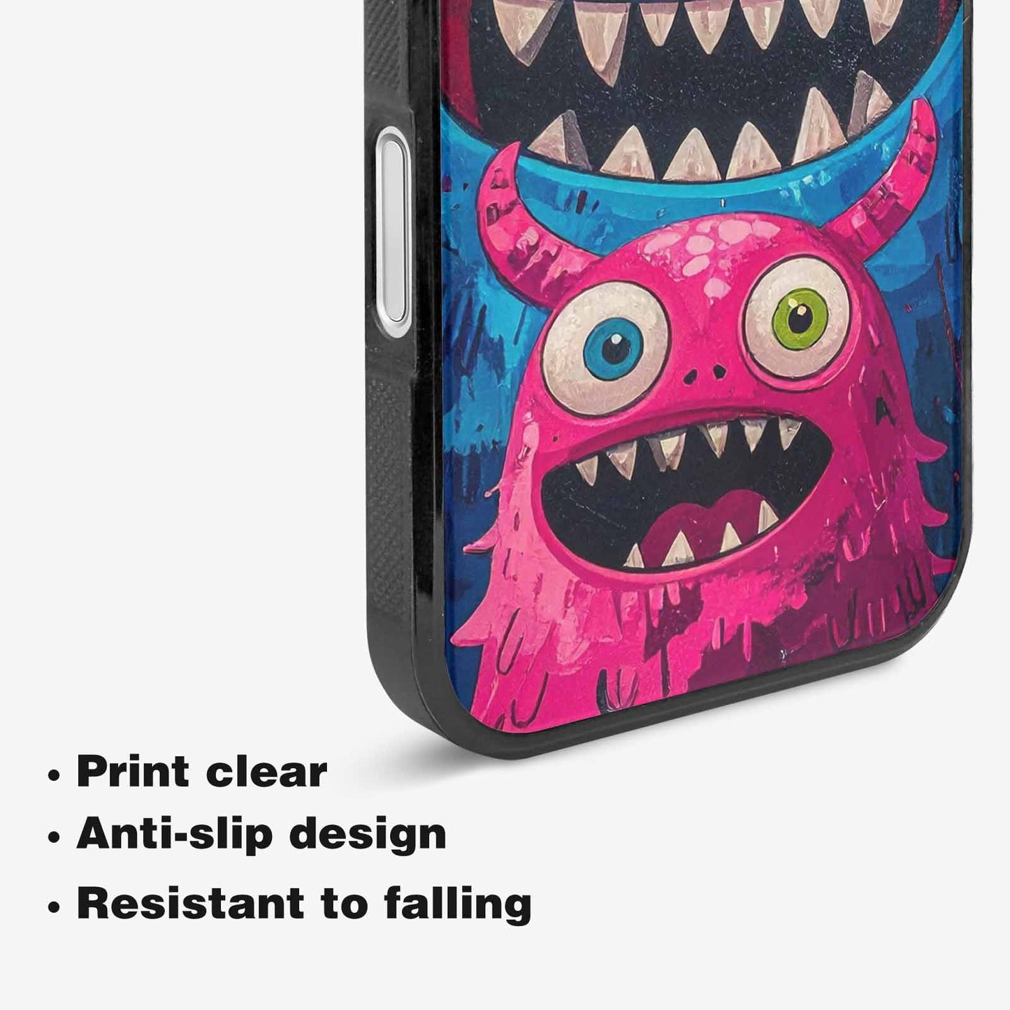 iPhone 16 Plus Case — Goofy Cartoon Monster, Unique Phone Case Design