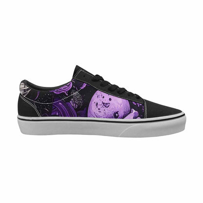 WOMEN'S Ice Cream Motif Lace-Up Canvas Cottagecore Custom Sneakers