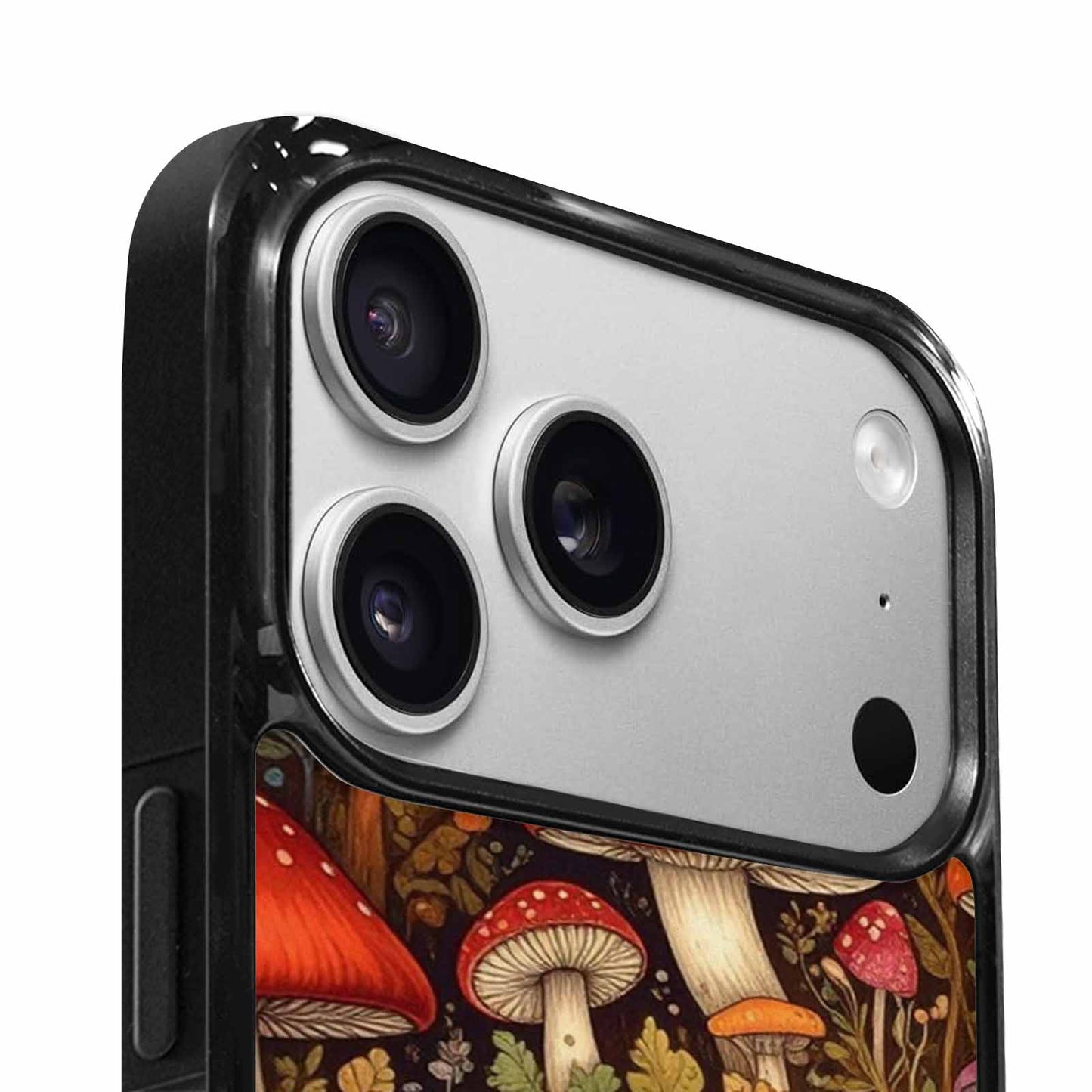 iPhone 17 Pro Case — Small Mushroom Pattern Randomly Varying Original, Original Design Phone Case