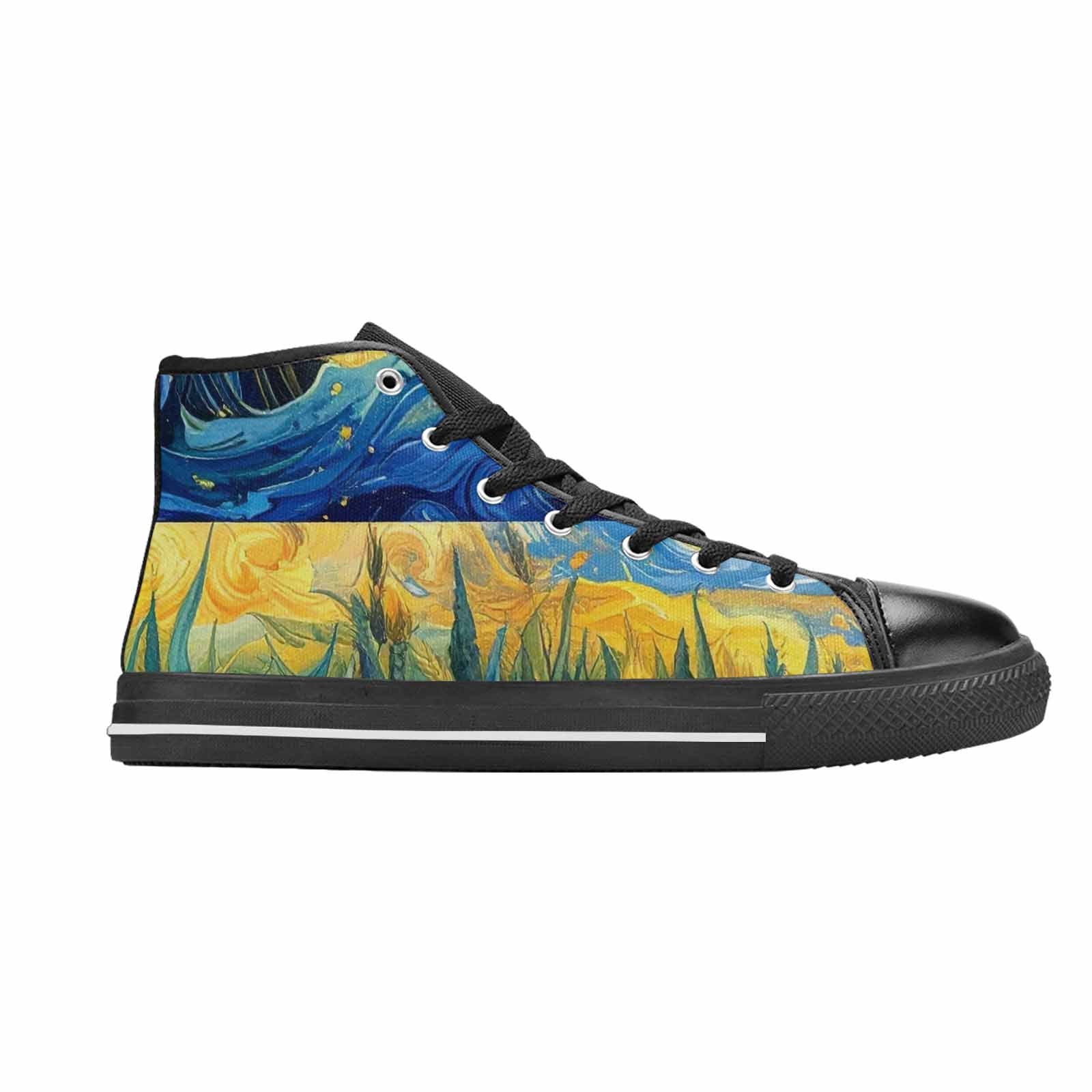 MEN'S Blend All Versions High Top Canvas Vibrant Chaos Shoes