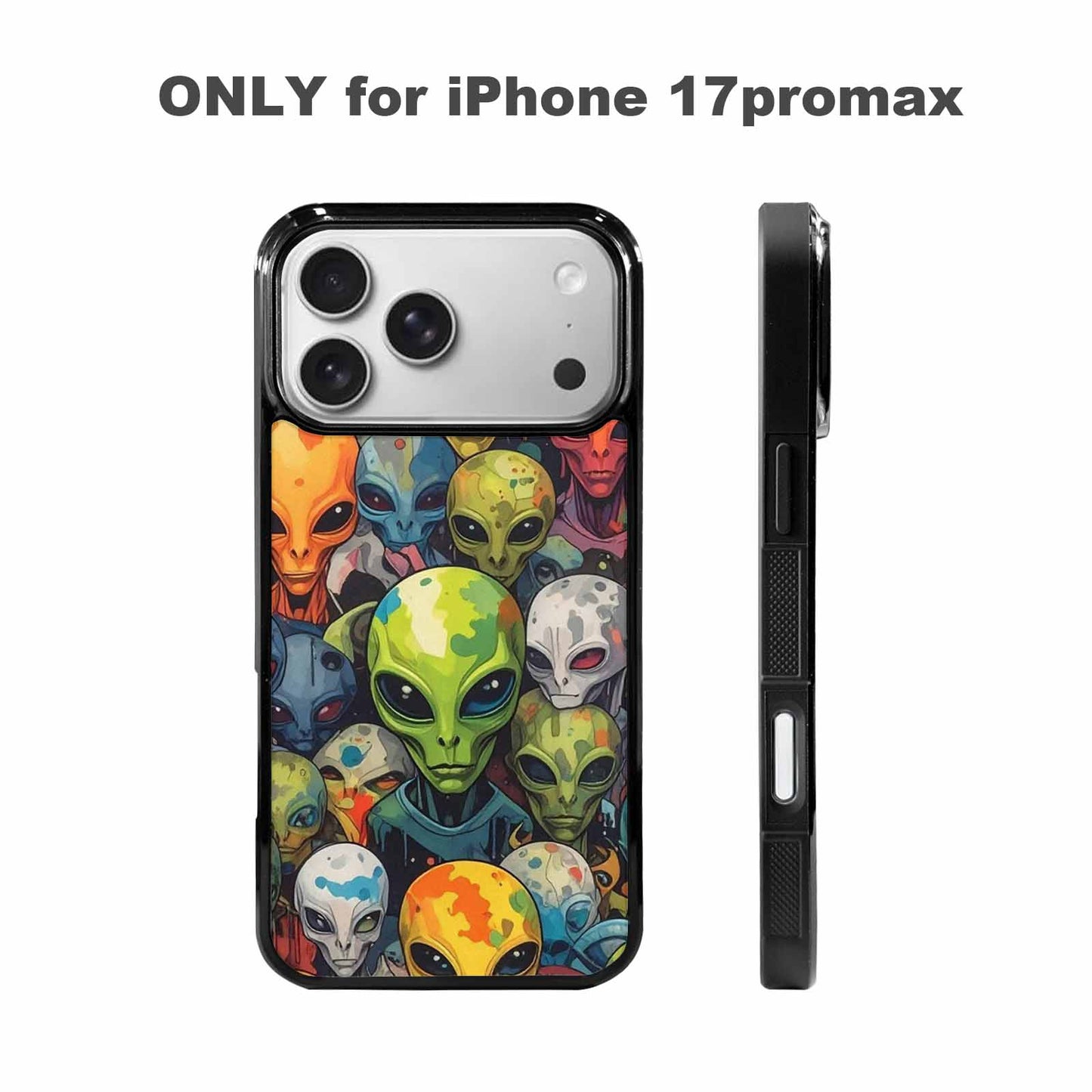 iPhone 17 Pro Max Case — Aliens Camo Aliens Alien Scifi, Unique Phone Case Design