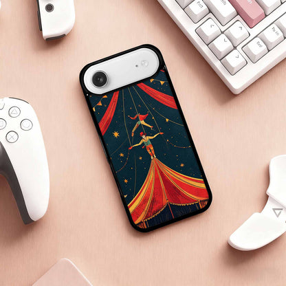 iPhone 17 Air Case — Vintage Circus Art Pattern Retro Vintage, Custom Designed Case Cover