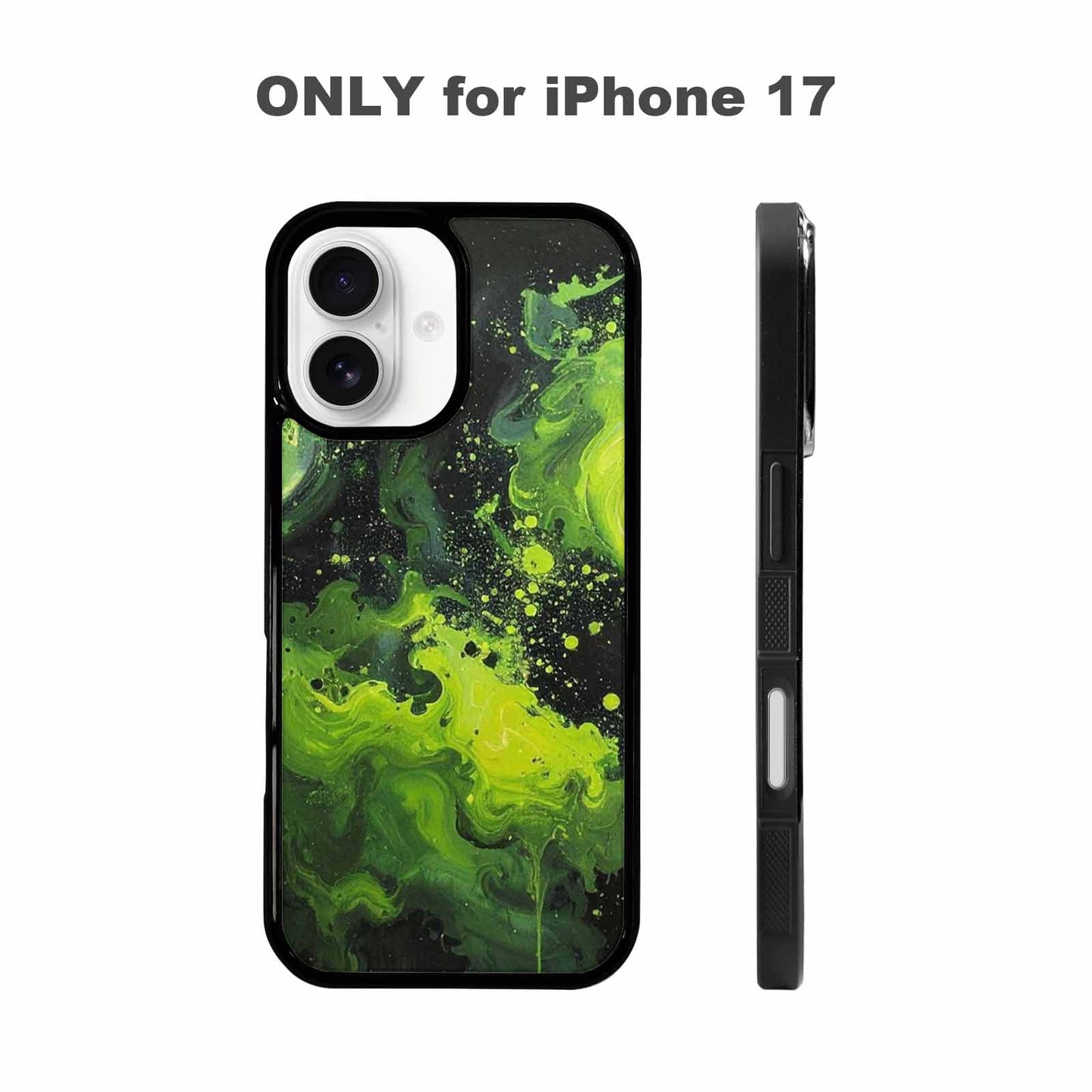iPhone 17 Case — Seamless Repeating Pattern Of Galaxy Space, Custom Art Phone Cover