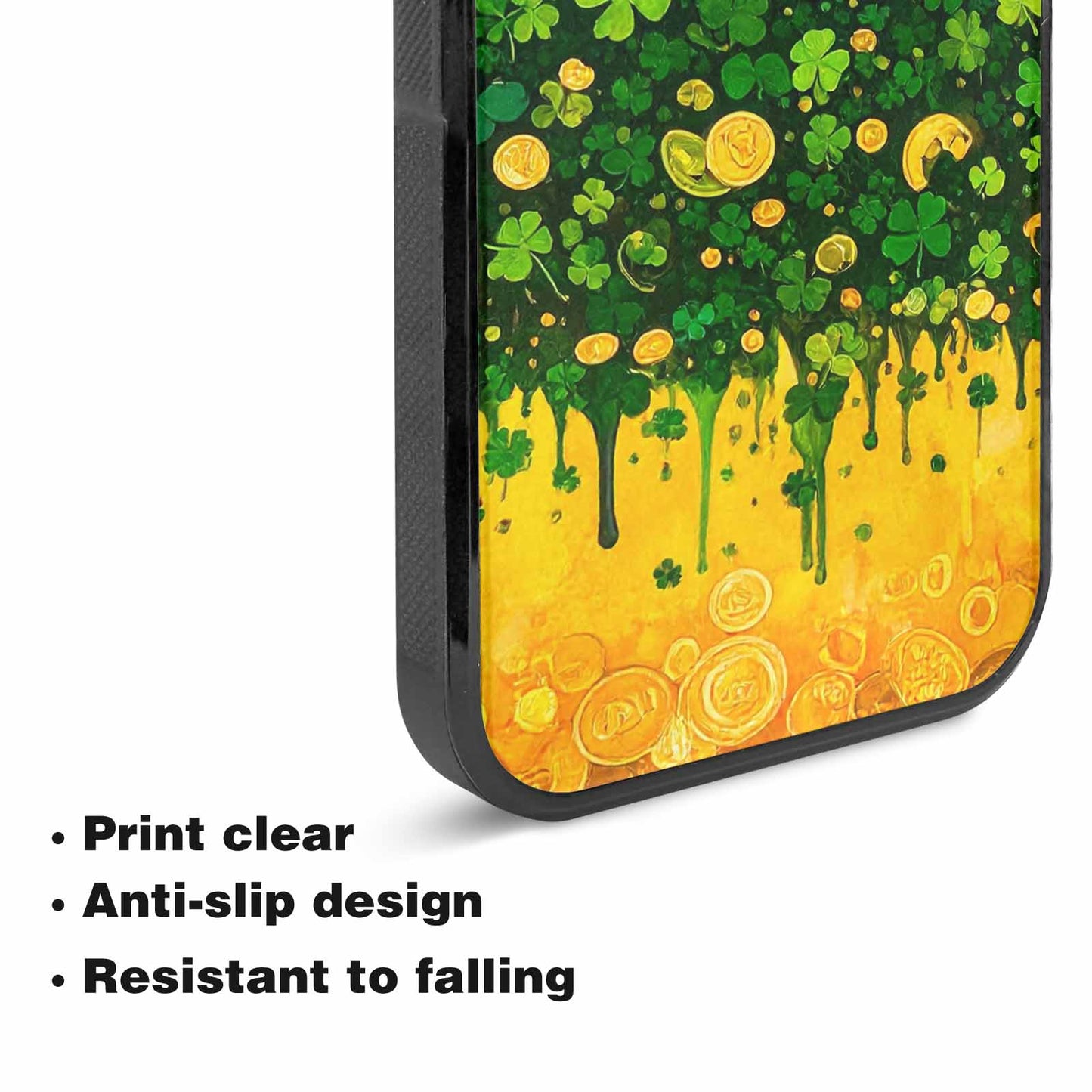 iPhone 15 Plus Case — St Patrick\'s Clover St Patrick\'s Clover, Unique Phone Case Design