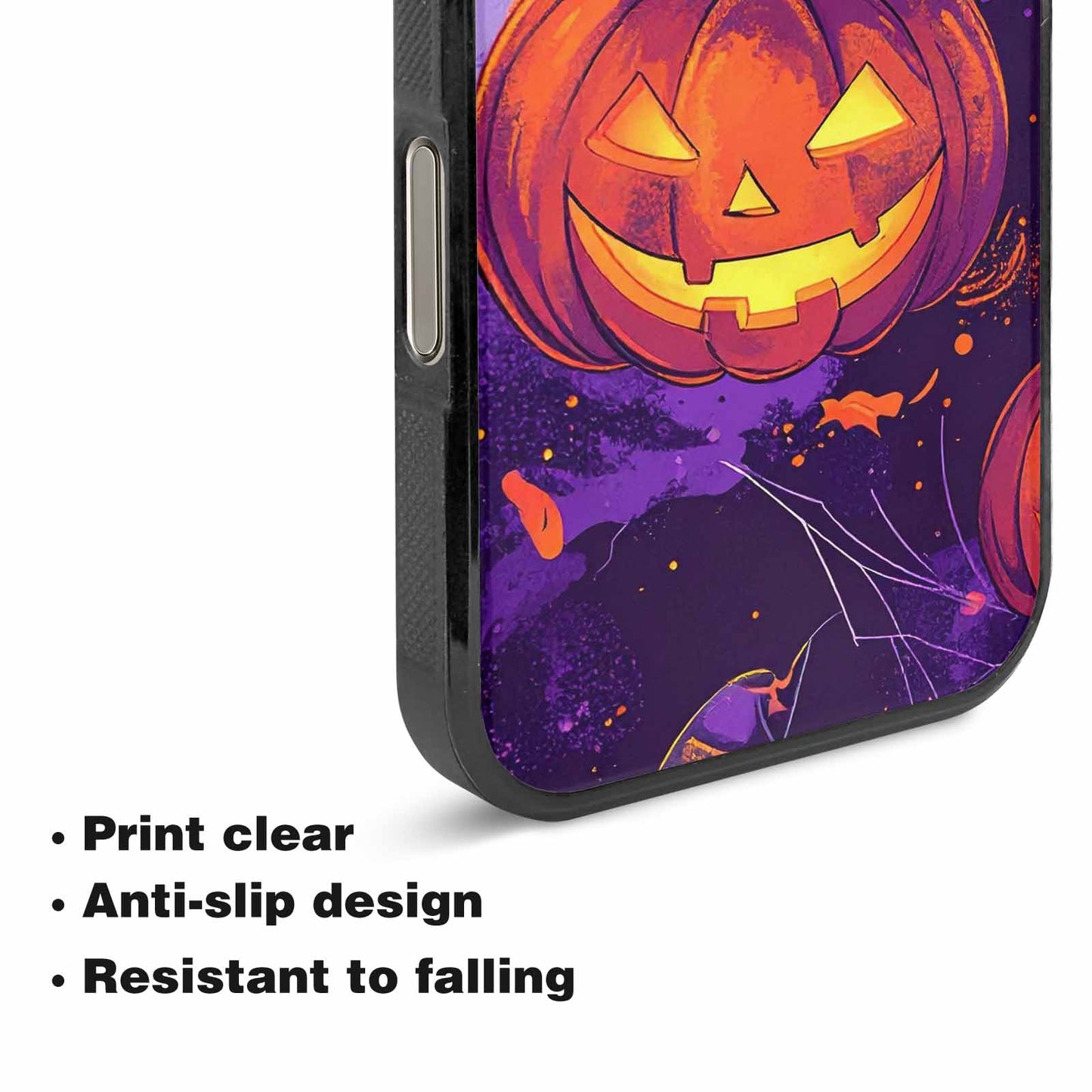 iPhone 16 Pro Case — Halloween Art Print Edge To Edge, Original Design Phone Case