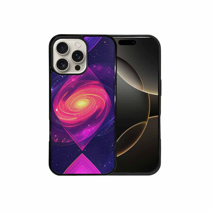 iPhone 16 Pro Max Case — Rose Galaxy Art Seamless Pattern Vibrant, Custom Phone Case