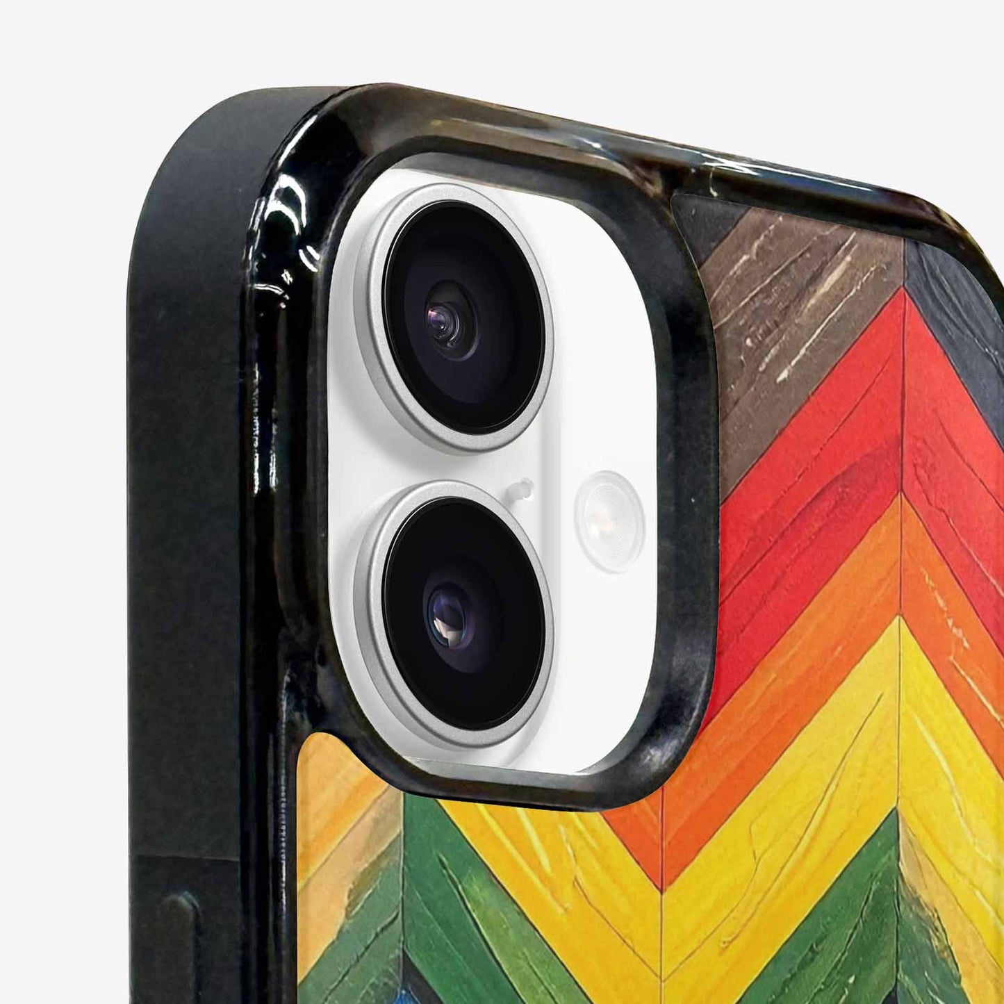 iPhone 16 Plus Case — Progress Pride Flag Color Theme Small, Custom Made Phone Cover