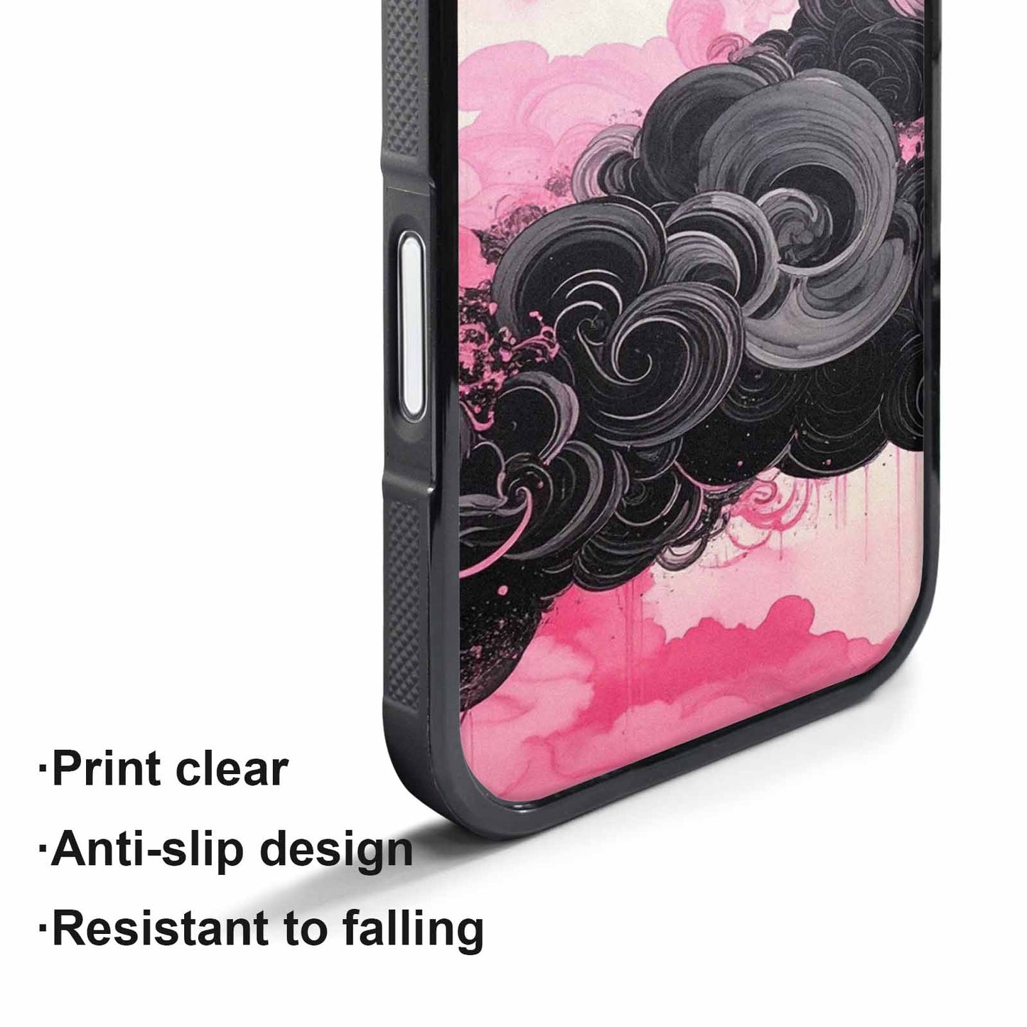 iPhone 17 Pro Max Case — Van Gogh Swirl Black Original Art, Customized Protective Case