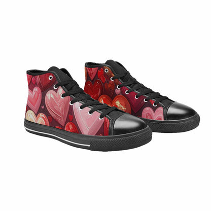 MEN'S No Words Or High Top Canvas Dark Academia Sneakers