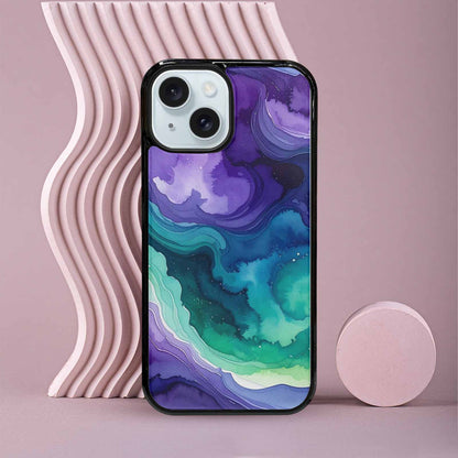 iPhone 15 Case — Galaxy Aurora Nebula, Customized Protective Case