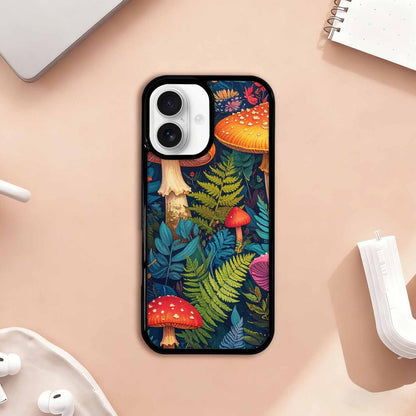 iPhone 17 Case — Mushrooms Botanicalmushrooms P Qh5 Floral, Custom Art Phone Cover