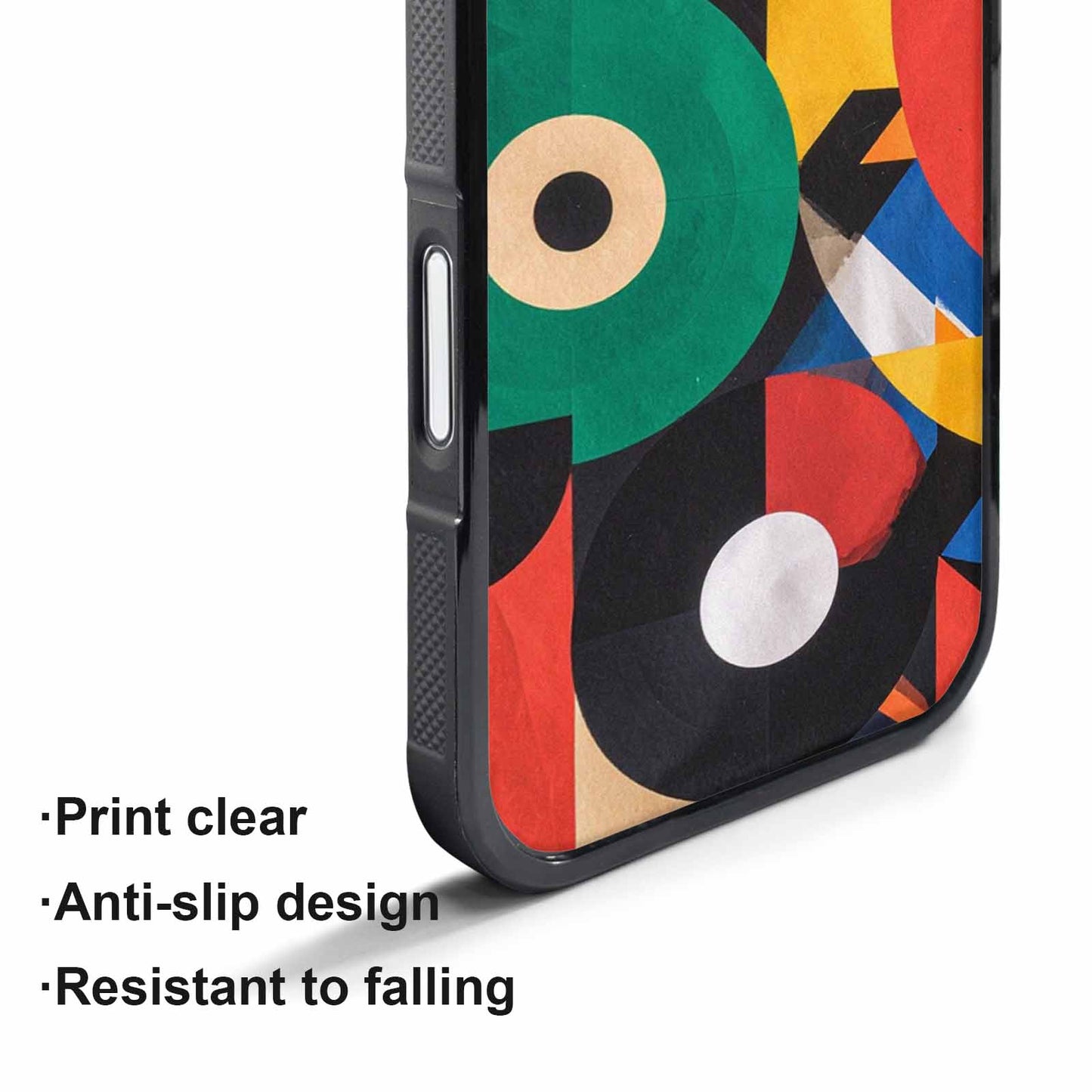 iPhone 17 Pro Case — Memphis Art Pattern Retro Vintage, Custom Print Case Cover