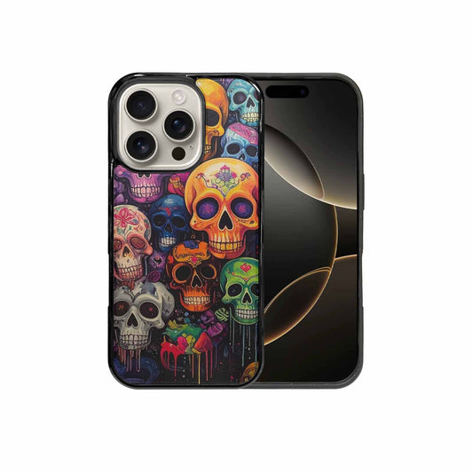 iPhone 16 Pro Case — Skulls General Skulls Pattern, Custom Designed Case Cover