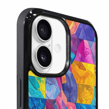 iPhone 17 Case — Pansexual Flag Color Theme Original Art, Personalized Phone Case