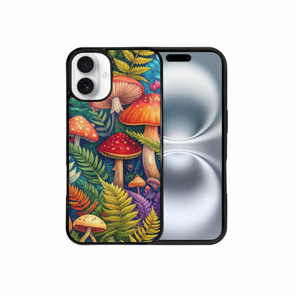 iPhone 16 Plus Case — Mushrooms Botanicalmushrooms P Cix, Customized Protective Case